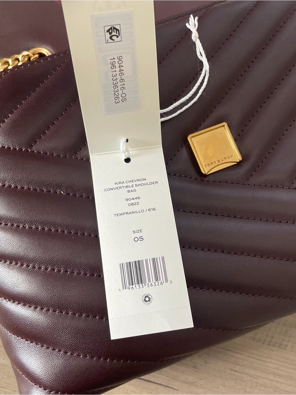 Tory Burch Kira Chevron Quilted Convertible Shoulder Bag - Picture 13 of 14